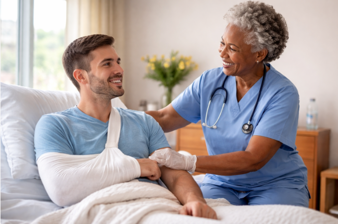 post hospital skilled nursing care